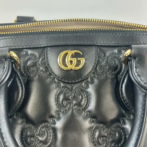 Gucci Matelasse Boston Handbag - Picture 4 of 12